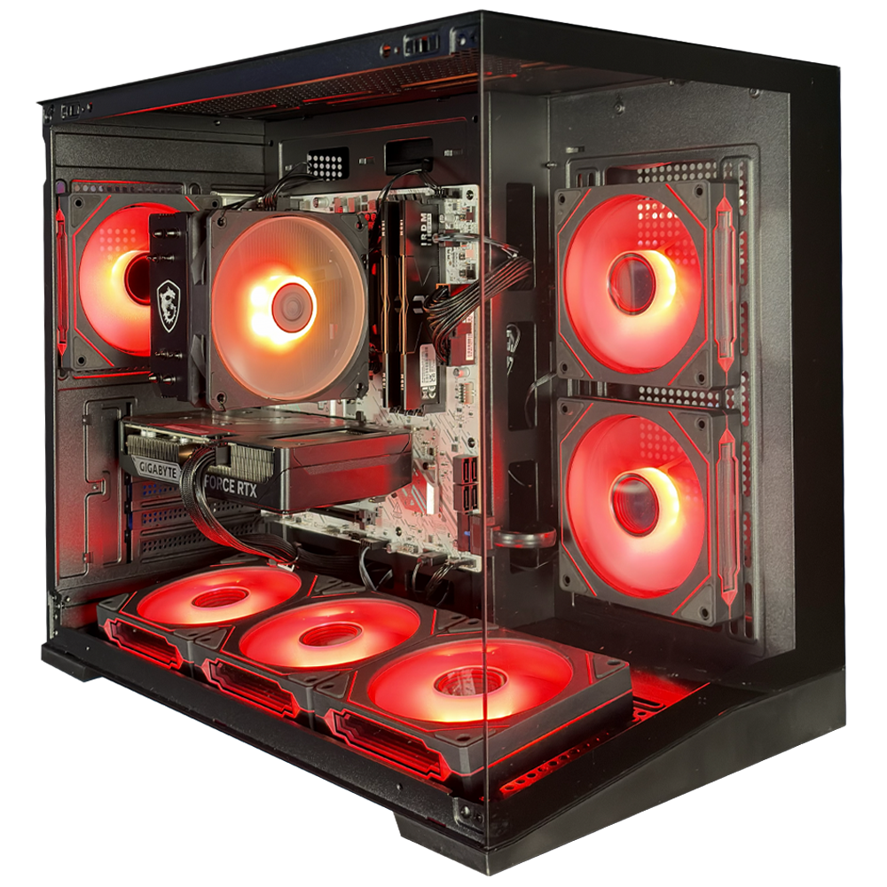 GLADIO G3 - Pc gaming Ryzen 5 7500X3D, RTX 5060 Ti 8GB, Ram 32Gb 6000Mhz Ddr5, SSD NVMe 1000Gb, Dissipatore ad Aria, Windows 11 Pro
