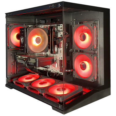GLADIO V3 - Pc gaming Ryzen 5 7500F, RTX 5060 8GB, Ram 16Gb 6000Mhz Ddr5, SSD NVMe 1000Gb, Dissipatore ad Aria, Windows 11 Pro