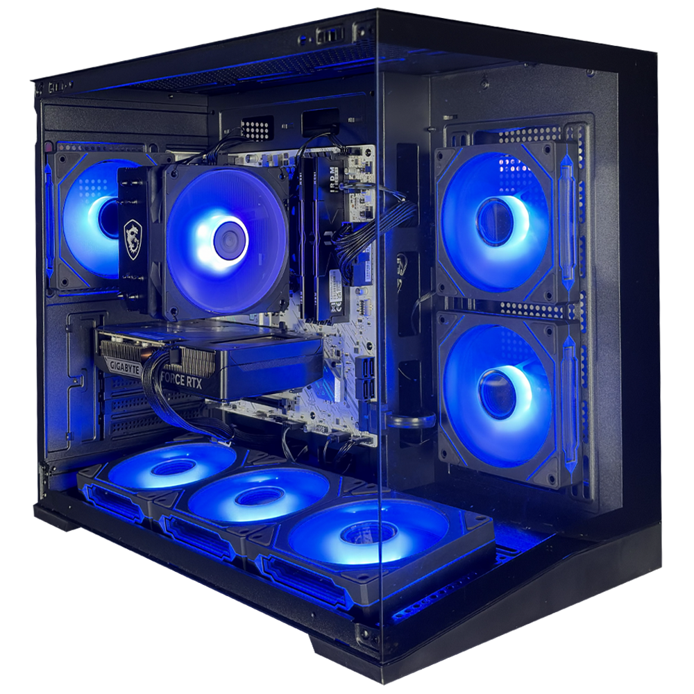 GLADIO G3 - Pc gaming Ryzen 5 7500X3D, RTX 5060 Ti 8GB, Ram 32Gb 6000Mhz Ddr5, SSD NVMe 1000Gb, Dissipatore ad Aria, Windows 11 Pro