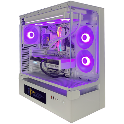 TITANO TS2 - Pc gaming Ryzen 7 9850X3D, RTX 5070 Ti 16GB WHITE, Ram 32Gb Ddr5 6000Mhz , SSD NVMe 1000Gb, Dissipatore a Liquido 360mm, Windows 11 Pro
