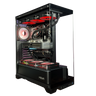 EGEMONE V11 - Pc gaming Ryzen 5 7500F, RTX 5070 12GB, Ram 16Gb 6000Mhz Ddr5, SSD NVMe 1000Gb, Dissipatore a Liquido 360mm, Windows 11 Pro