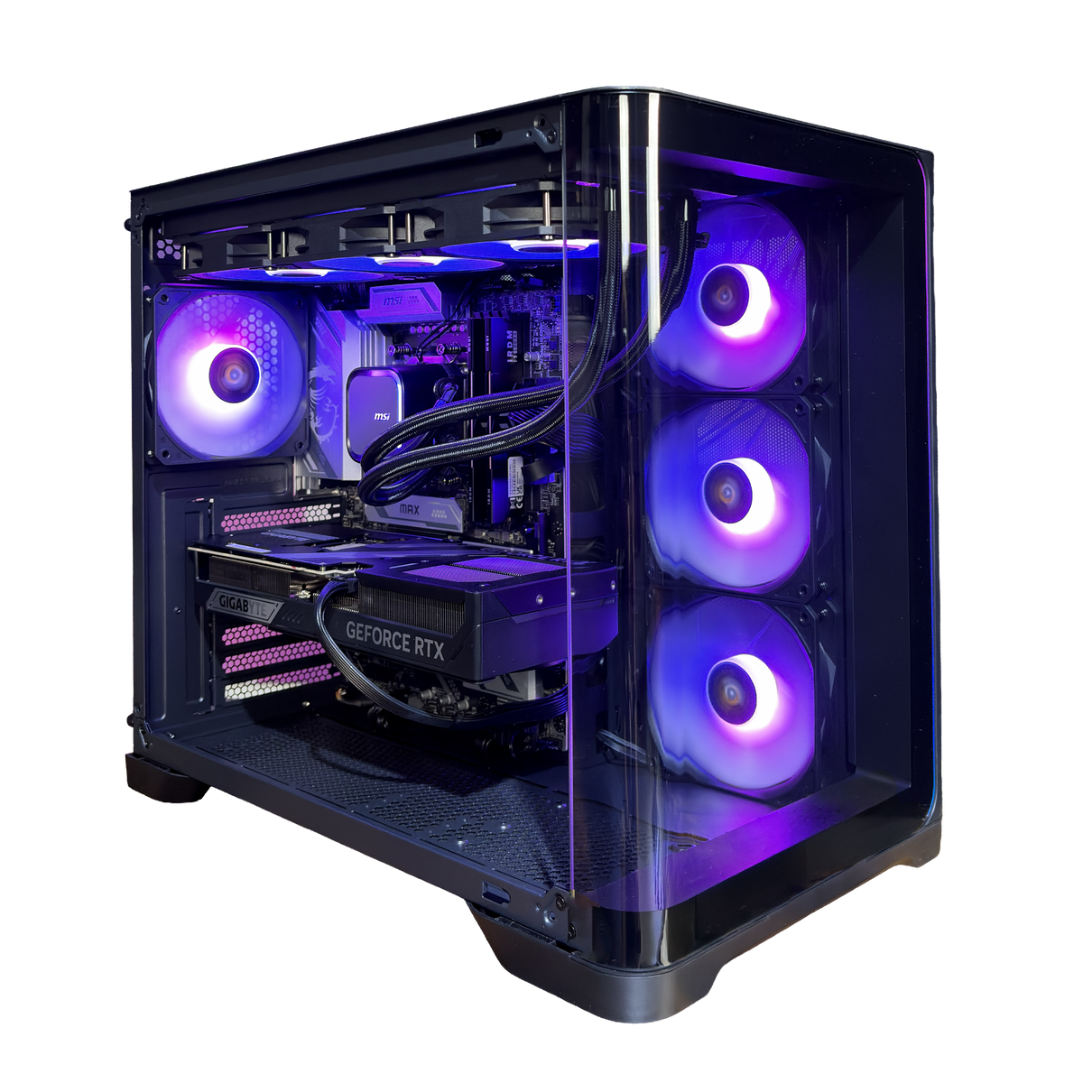TITANO V8 - Pc gaming Ryzen 7 7800X3D, RTX 5080 16GB, Ram 32Gb 6000Mhz Ddr5, SSD NVMe 1000Gb, Dissipatore a Liquido 360mm, Windows 11 Pro
