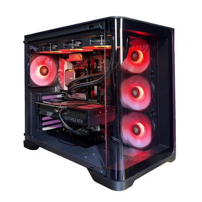 TITANO V6 - Pc gaming Ryzen 7 9850X3D, RTX 5070 Ti 16GB, Ram 32Gb 6000Mhz Ddr5, SSD NVMe 1000Gb, Dissipatore a Liquido 360mm, Windows 11 Pro
