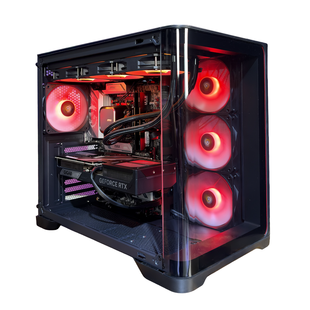 TITANO V8 - Pc gaming Ryzen 7 7800X3D, RTX 5080 16GB, Ram 32Gb 6000Mhz Ddr5, SSD NVMe 1000Gb, Dissipatore a Liquido 360mm, Windows 11 Pro