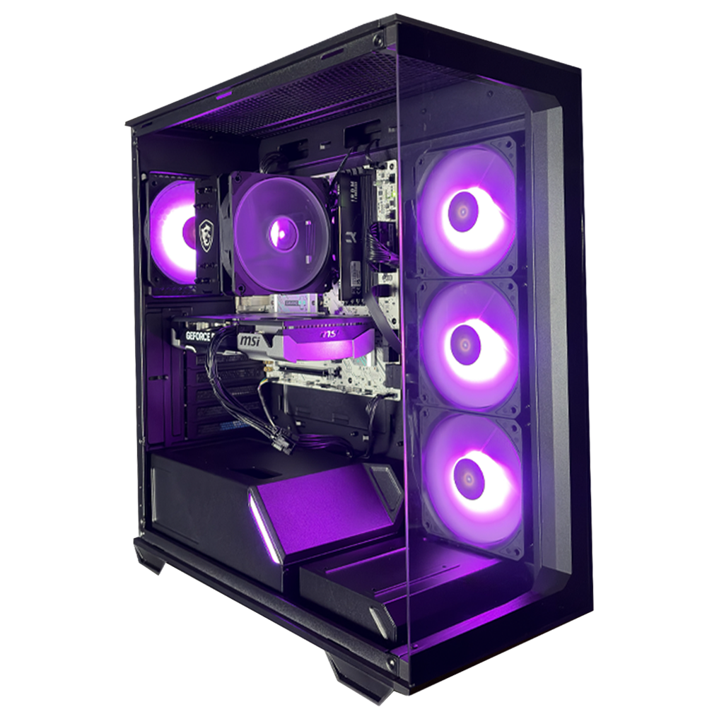 GLADIO V17 - Pc gaming Ryzen 5 9600X, RTX 5060 Ti 8Gb, Ram 16Gb 6000Mhz Ddr5, SSD NVMe 1000Gb, Dissipatore ad Aria, Windows 11 Pro