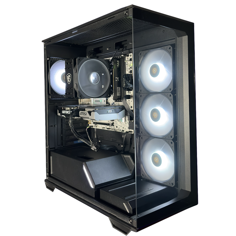 GLADIO V17 - Pc gaming Ryzen 5 9600X, RTX 5060 Ti 8Gb, Ram 16Gb 6000Mhz Ddr5, SSD NVMe 1000Gb, Dissipatore ad Aria, Windows 11 Pro