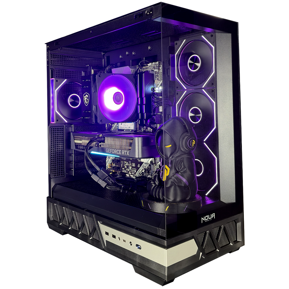 GLADIO V15 - Pc gaming Ryzen 7 5700X, RTX 5060 8Gb, Ram 32Gb 3600Mhz Ddr4, SSD NVMe 1000Gb, Dissipatore ad Aria, Windows 11 Pro