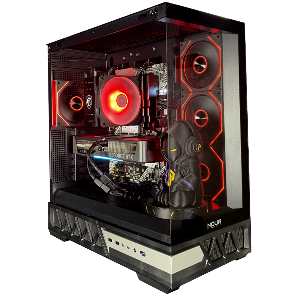 GLADIO V16 - Pc gaming Ryzen 7 5700X, RTX 5070 12Gb, Ram 32Gb 3600Mhz Ddr4, SSD NVMe 1000Gb, Dissipatore ad Aria, Windows 11 Pro
