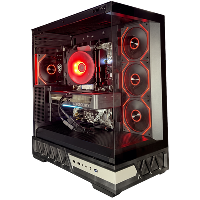 GLADIO V15 - Pc gaming Ryzen 7 5700X, RTX 5060 8Gb, Ram 32Gb 3600Mhz Ddr4, SSD NVMe 1000Gb, Dissipatore ad Aria, Windows 11 Pro