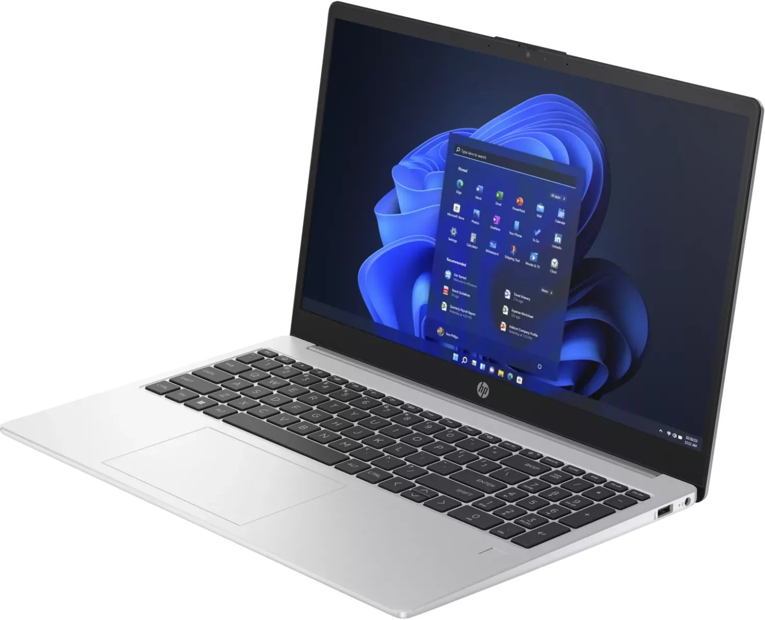 HP 250 G10 , Pc portatile notebook , Intel Quad Core , Display 15,6" Full HD , Ram 16 Gb , SSD 1000 Gb, tastiera retroilluminata, Windows 11 Pro , Office pro, Laptop pronto all'uso