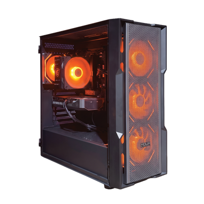 GLADIO V14 - Pc gaming Ryzen 5 5600, RTX 5050 8Gb, Ram 16Gb 3600Mhz Ddr4, SSD NVMe 1000Gb, Dissipatore ad Aria, Windows 11 Pro