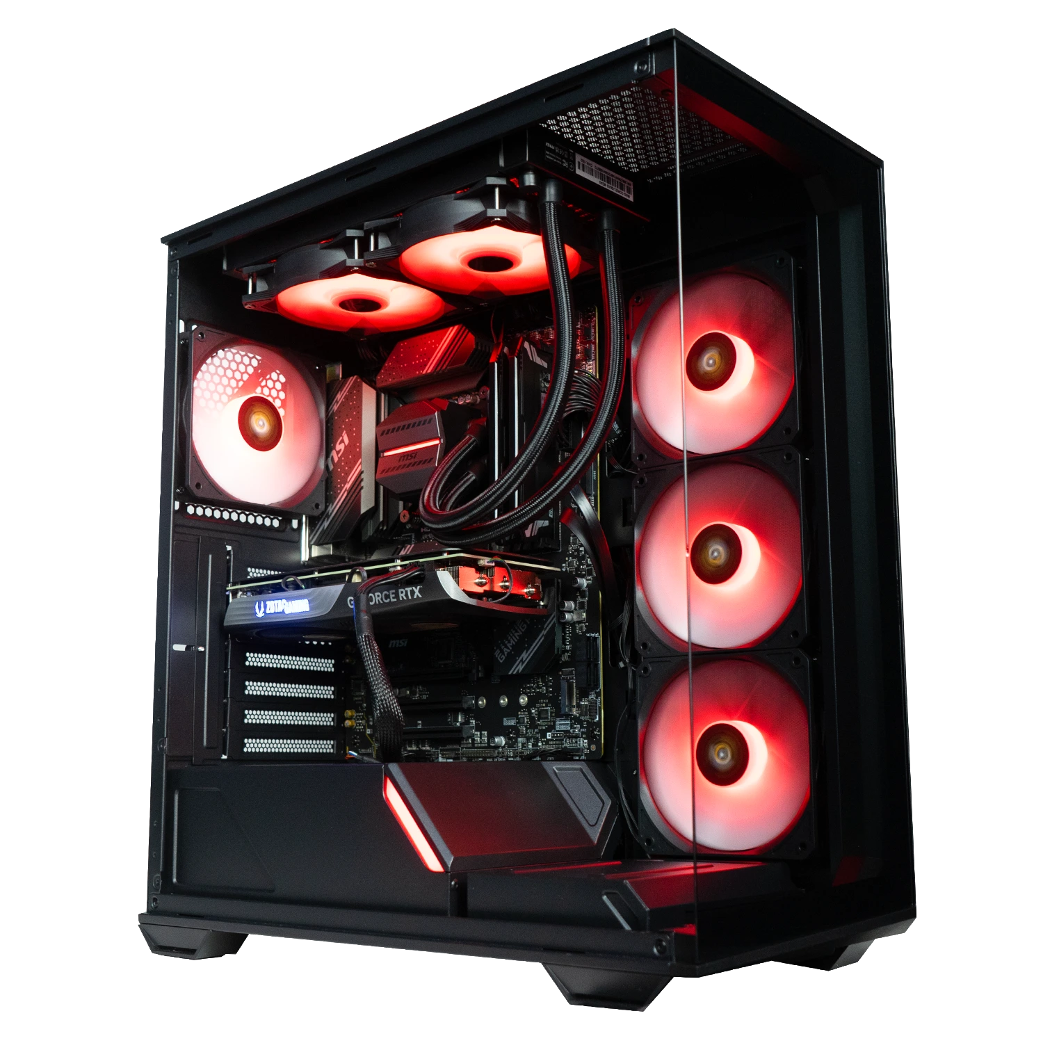 TITANO V4 - Pc gaming Ryzen 7 9800X3D, RTX 5080 16GB, Ram 32Gb 6000Mhz Ddr5, SSD NVMe 2000Gb, Dissipatore a Liquido 360mm, Windows 11 Pro