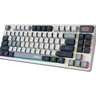 Tastiera Gaming MSI FORGE GK600 TKL Wireless Sky Meccanica Switch Lineari Hot-Swap RGB Bluetooth 2.4GHz USB-C Display 1.06" Batteria 4000mAh