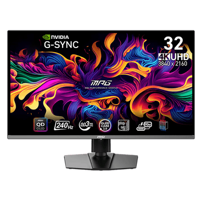 Monitor Gaming MSI MPG 321URX QD-OLED 32" 4K UHD 3840x2160 240Hz 0.03ms GtG HDR True Black 400 HDMI 2.1 DP 2.1