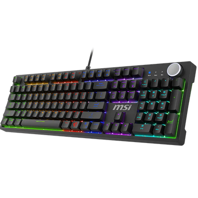 Tastiera Gaming MSI FORGE GK320 Meccanica Switch Red Hot-Swap RGB USB 2.0 Layout Full Size 104/105/108 Tasti
