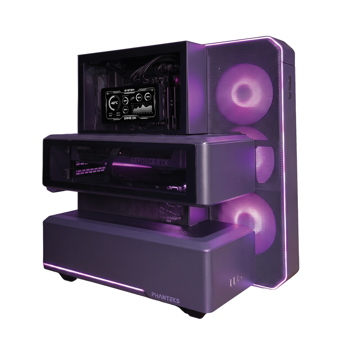 INVICTO V1 - Pc gaming Ryzen 7 7800X3D, RTX 5070 12GB, Ram 32Gb 6000Mhz Ddr5, SSD NVMe 1000Gb, Dissipatore a Liquido 360mm , Windows 11 Pro