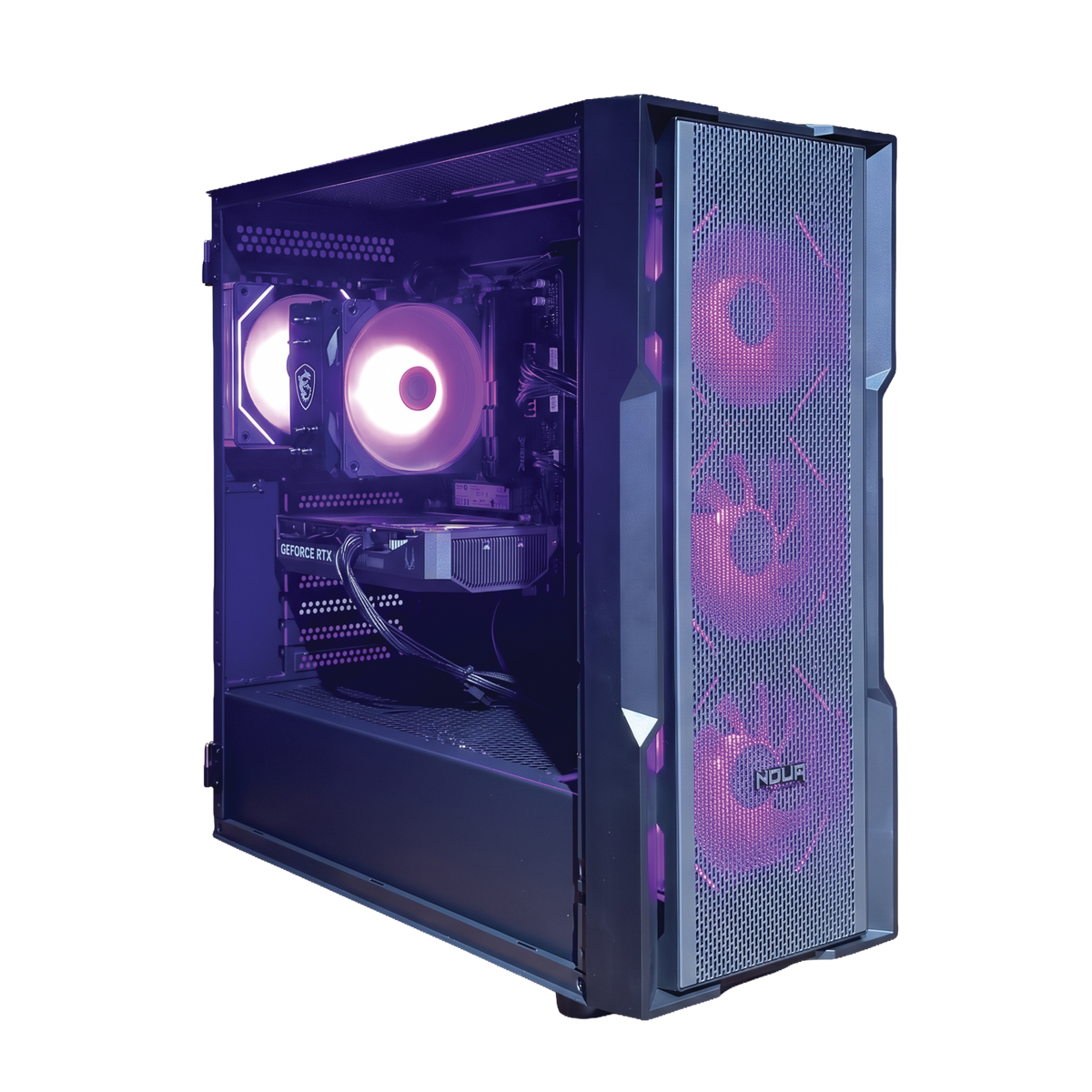 GLADIO V14 - Pc gaming Ryzen 5 5600, RTX 5050 8Gb, Ram 16Gb 3600Mhz Ddr4, SSD NVMe 1000Gb, Dissipatore ad Aria, Windows 11 Pro