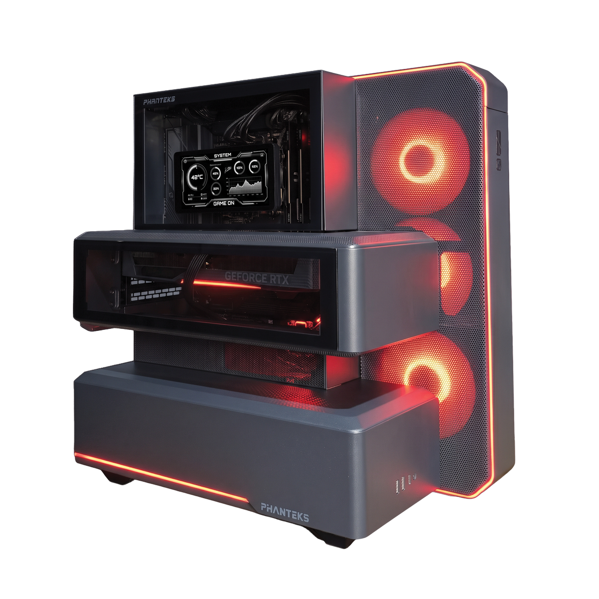 INVICTO V1 - Pc gaming Ryzen 7 7800X3D, RTX 5070 12GB, Ram 32Gb 6000Mhz Ddr5, SSD NVMe 1000Gb, Dissipatore a Liquido 360mm , Windows 11 Pro