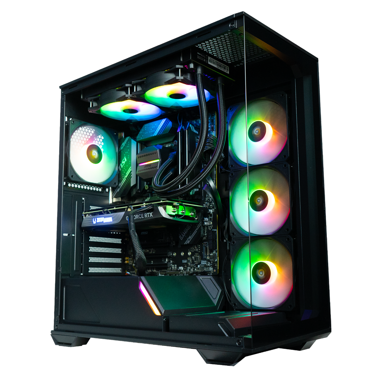GLADIO V17 - Pc gaming Ryzen 5 9600X, RTX 5060 Ti 8Gb, Ram 16Gb 6000Mhz Ddr5, SSD NVMe 1000Gb, Dissipatore ad Aria, Windows 11 Pro