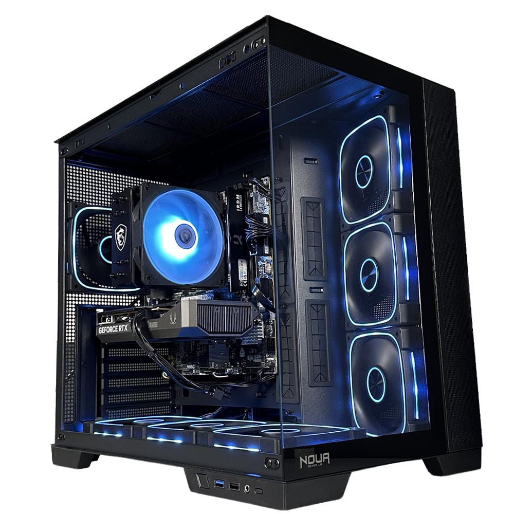 GLADIO V3 - Pc gaming Ryzen 5 7500F, RTX 5060 8GB, Ram 16Gb 6000Mhz Ddr5, SSD NVMe 1000Gb, Dissipatore ad Aria, Windows 11 Pro